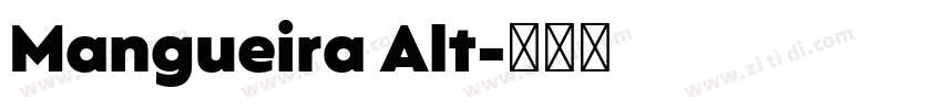 Mangueira Alt字体转换